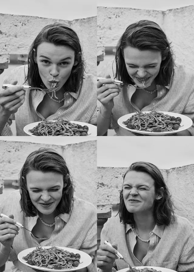 Cara Taylor featured in  the Mango Living Blue lookbook for Summer 2021