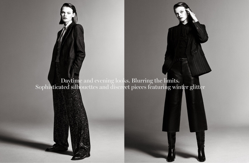 Cara Taylor featured in  the Massimo Dutti Signature lookbook for Spring/Summer 2020