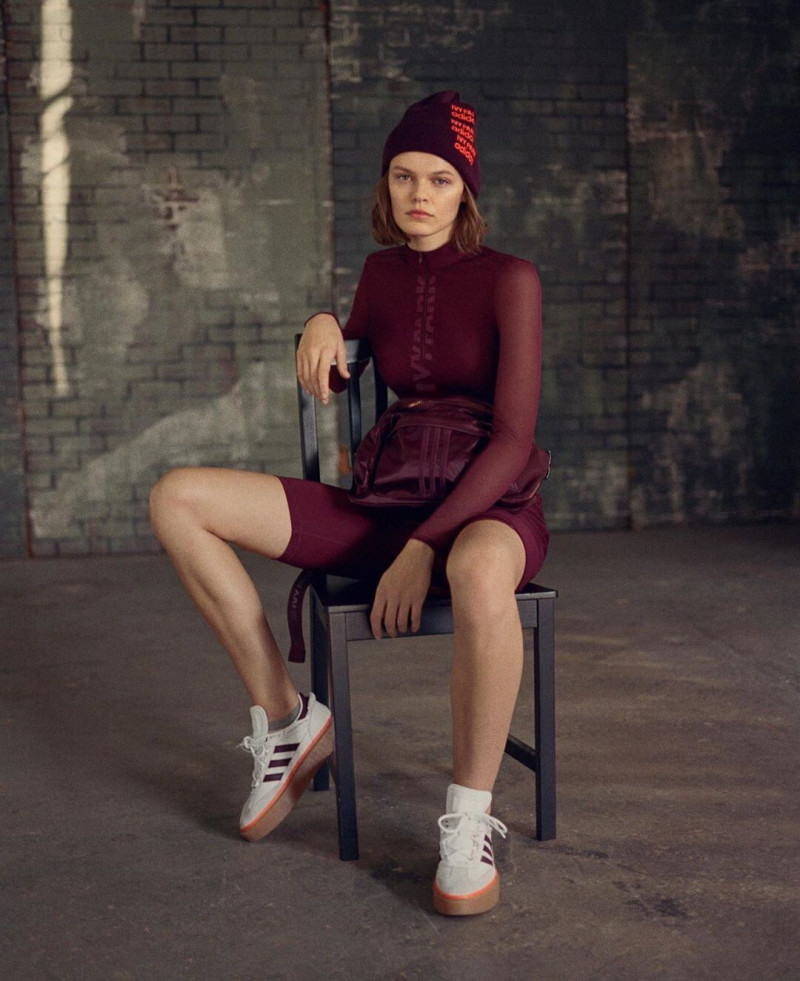Cara Taylor featured in  the Adidas advertisement for Spring/Summer 2020