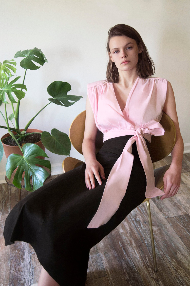 Cara Taylor featured in  the Zara lookbook for Summer 2020