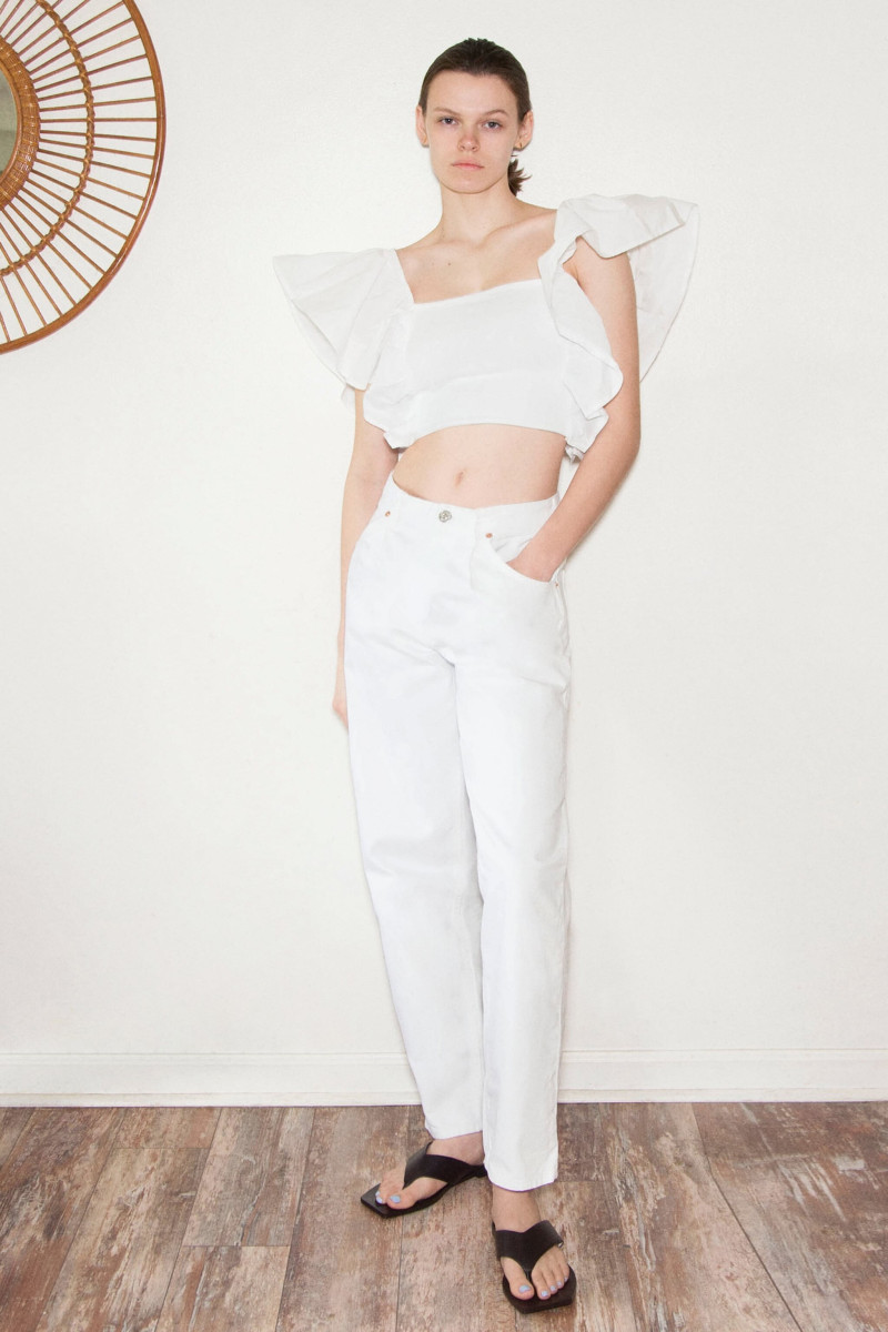 Cara Taylor featured in  the Zara lookbook for Summer 2020