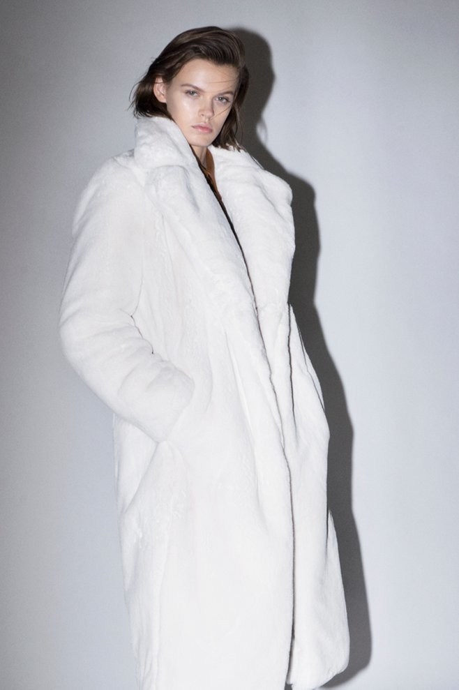 Cara Taylor featured in  the Boss by Hugo Boss x Jeremyville advertisement for Holiday 2018
