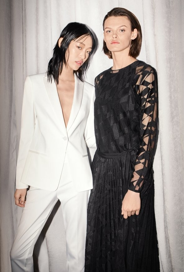 Cara Taylor featured in  the Boss by Hugo Boss x Jeremyville advertisement for Holiday 2018