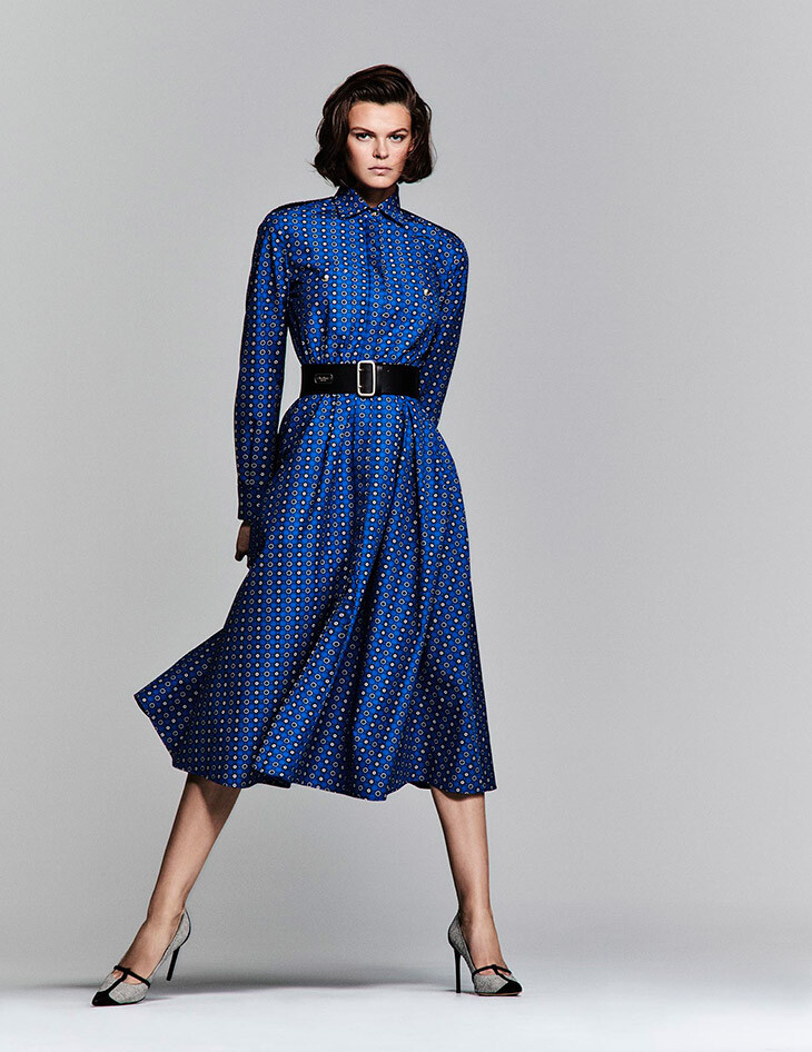 Cara Taylor featured in  the Max Mara advertisement for Spring/Summer 2020