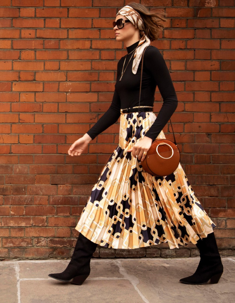 Cara Taylor featured in  the H&M x Richard Allan advertisement for Spring/Summer 2020