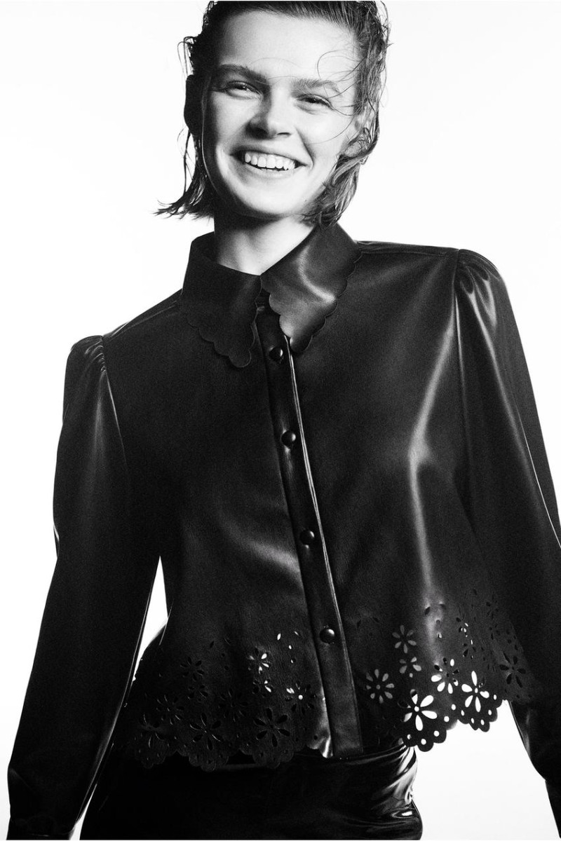 Cara Taylor featured in  the Zara lookbook for Autumn/Winter 2020