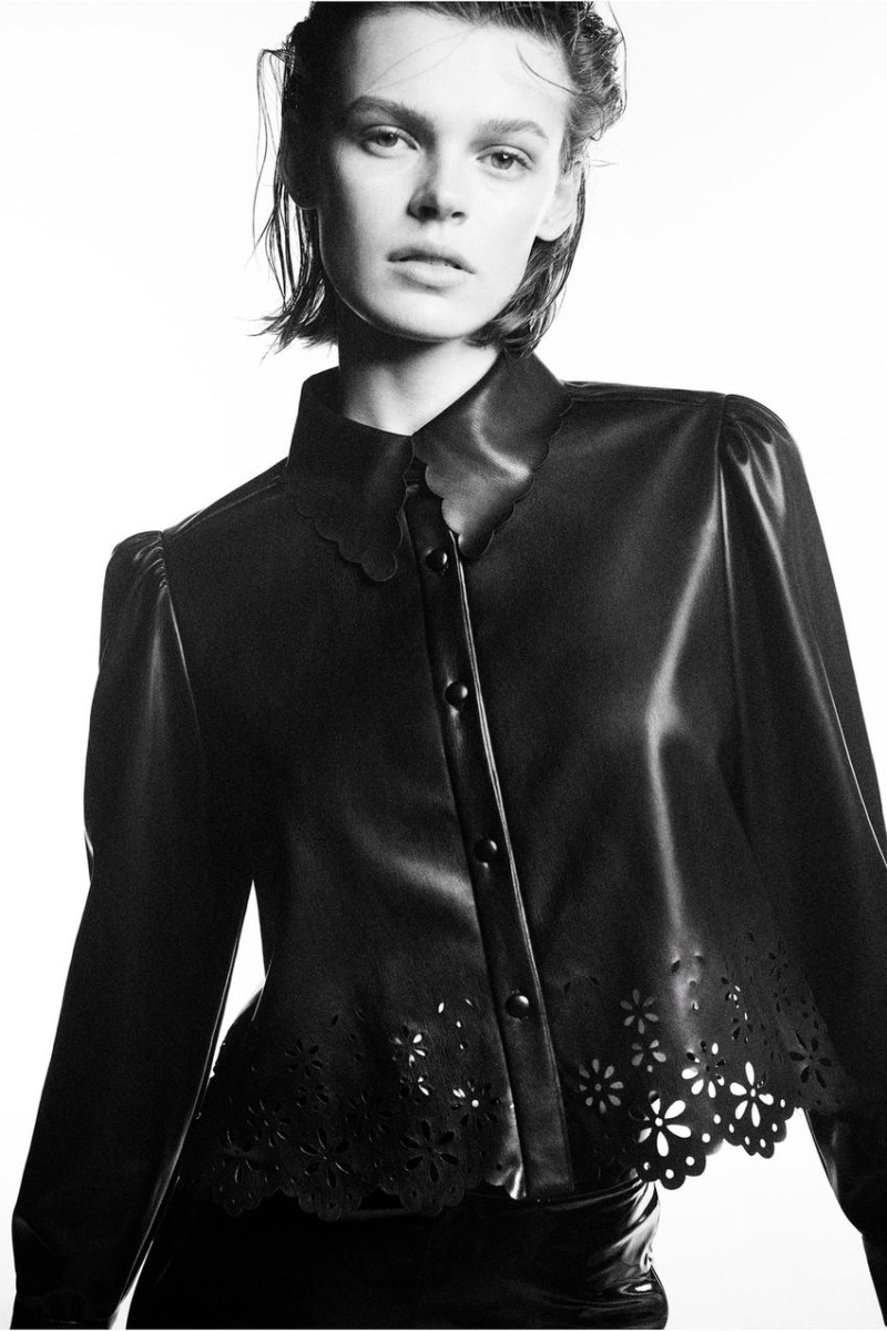 Cara Taylor featured in  the Zara lookbook for Autumn/Winter 2020