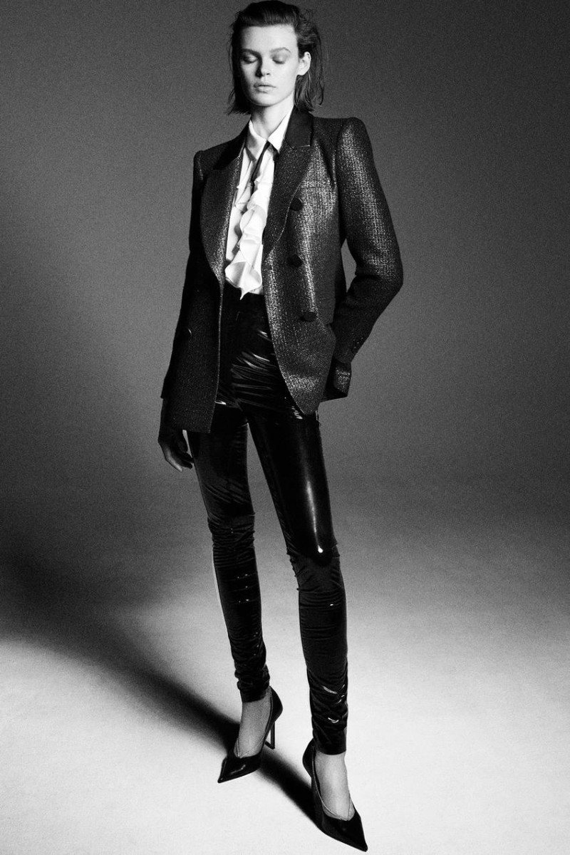 Cara Taylor featured in  the Zara lookbook for Autumn/Winter 2020