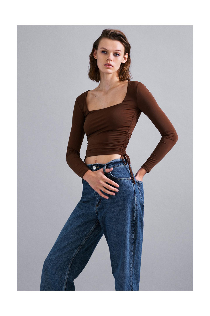 Cara Taylor featured in  the Zara lookbook for Autumn/Winter 2020