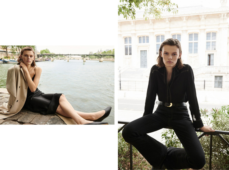 Cara Taylor featured in  the Massimo Dutti A state of mind lookbook for Autumn/Winter 2019