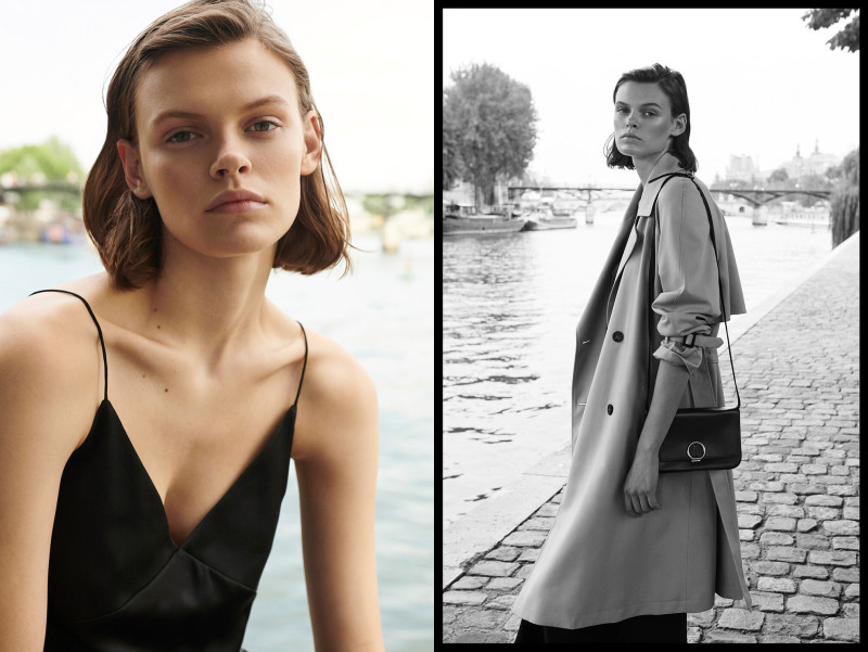 Cara Taylor featured in  the Massimo Dutti A state of mind lookbook for Autumn/Winter 2019