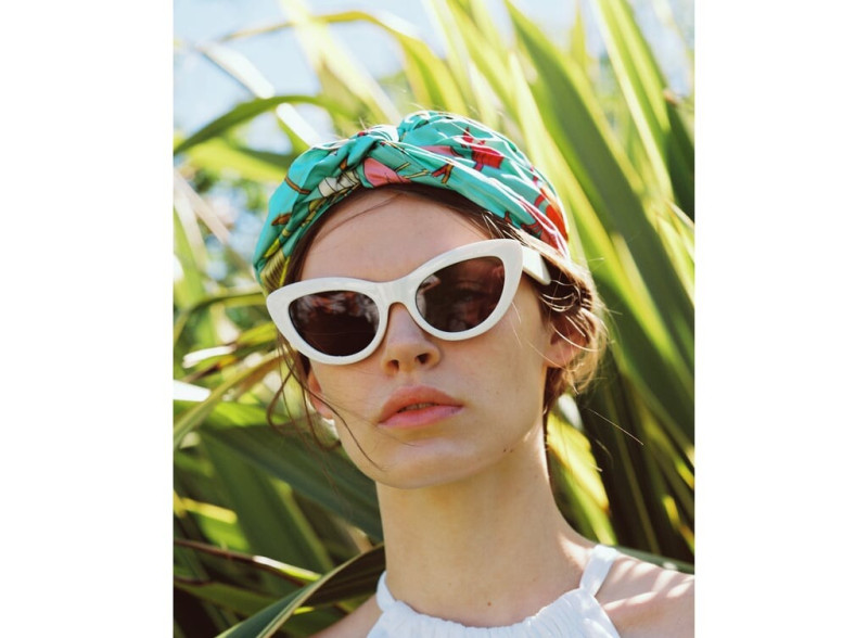 Cara Taylor featured in  the Zara lookbook for Summer 2019
