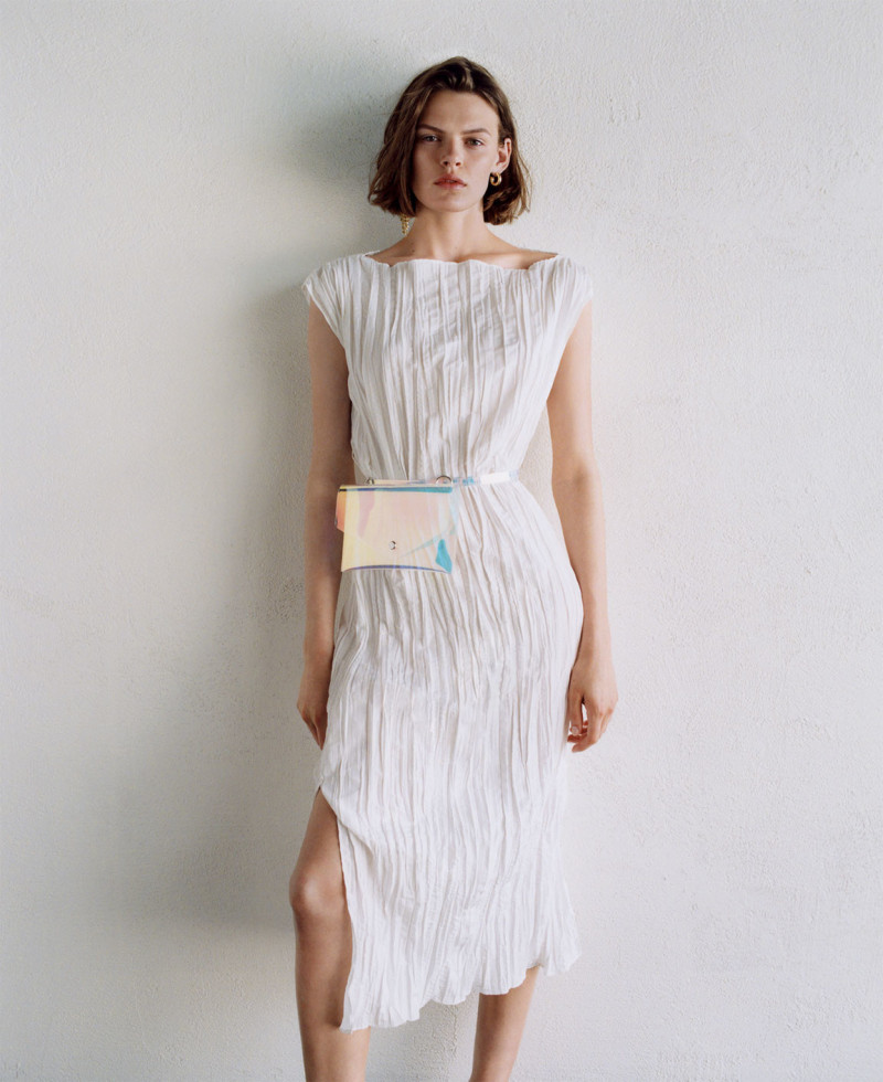 Cara Taylor featured in  the Zara lookbook for Spring/Summer 2018