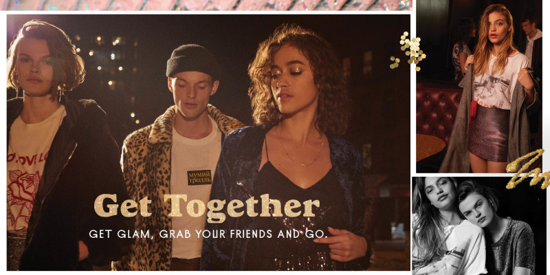 Cara Taylor featured in  the Urban Outfitters advertisement for Cruise 2017