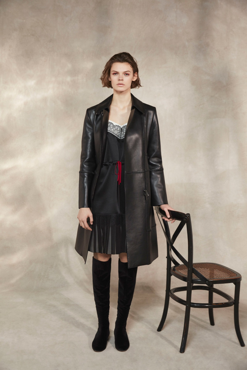 Cara Taylor featured in  the Alberta Ferretti lookbook for Pre-Fall 2018