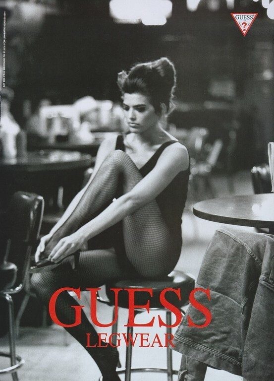 Shana Zadrick featured in  the Guess advertisement for Autumn/Winter 1991