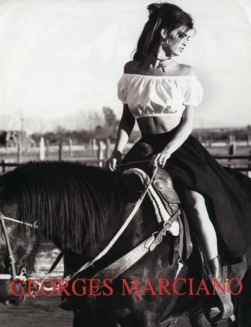 Shana Zadrick featured in  the Guess advertisement for Autumn/Winter 1991