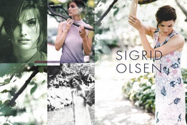 Shana Zadrick featured in  the Sigrid Olsen advertisement for Spring/Summer 1998