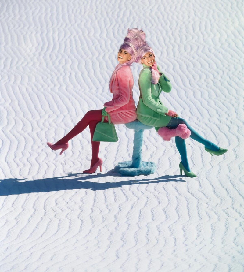 Estelle Hallyday (Lefebure) featured in  the Mugler advertisement for Autumn/Winter 1991