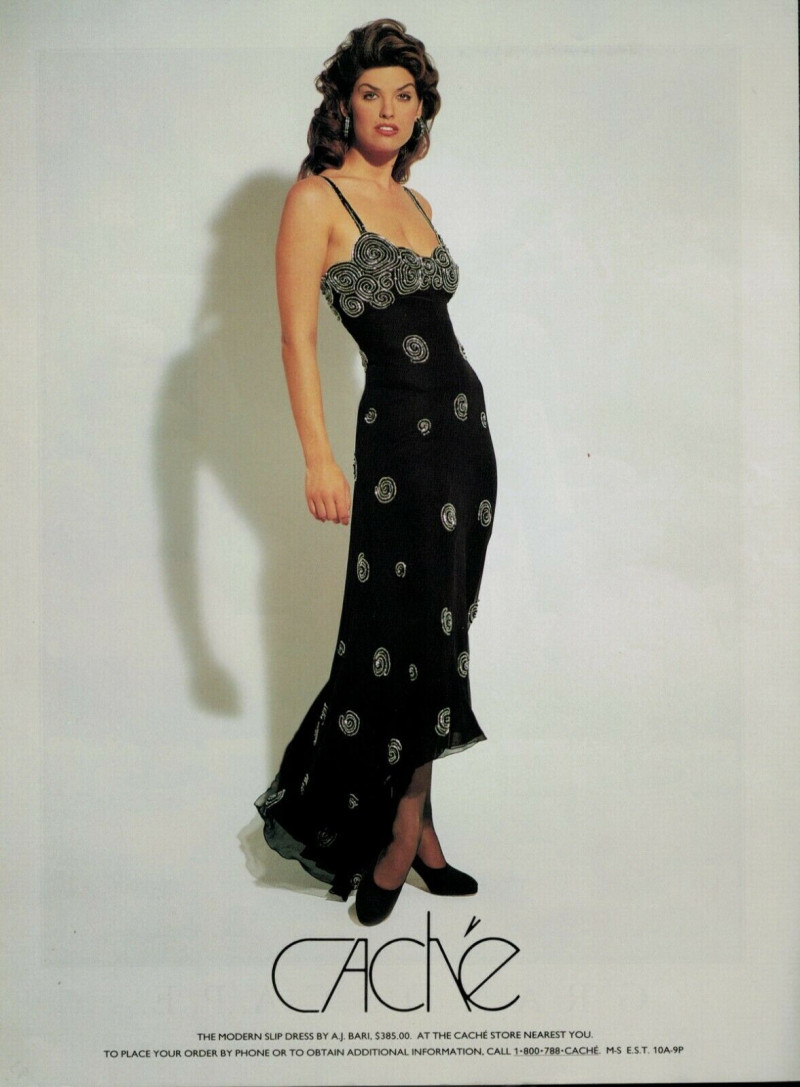 Shana Zadrick featured in  the Caché advertisement for Autumn/Winter 1995