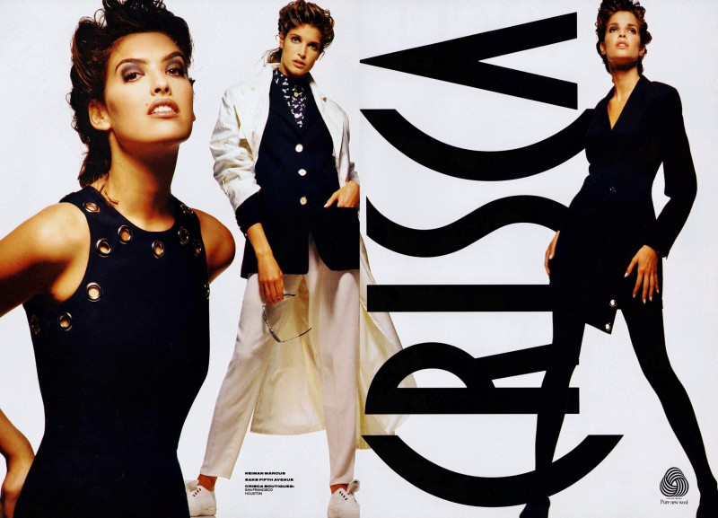 Cindy Crawford featured in  the Crisca advertisement for Spring/Summer 1992