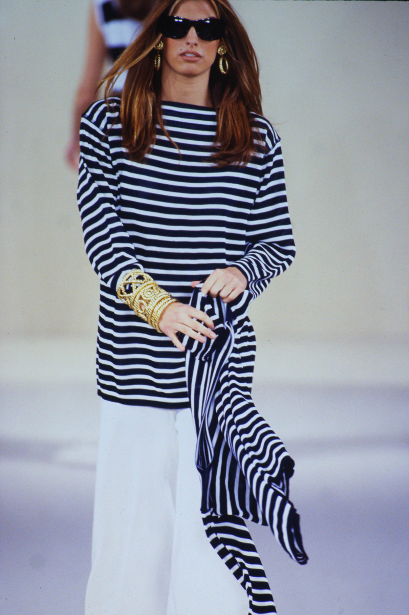 Shana Zadrick featured in  the Adrienne Vittadini fashion show for Spring/Summer 1993