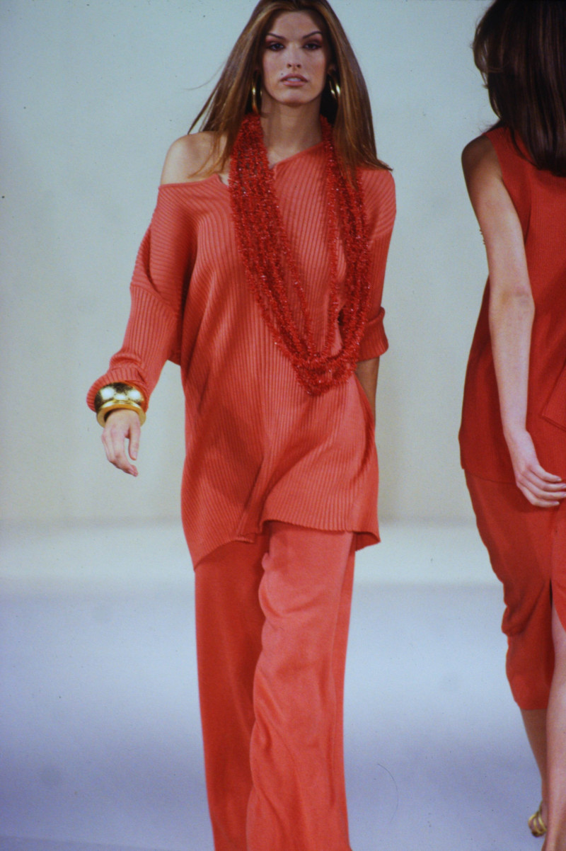 Shana Zadrick featured in  the Adrienne Vittadini fashion show for Spring/Summer 1993