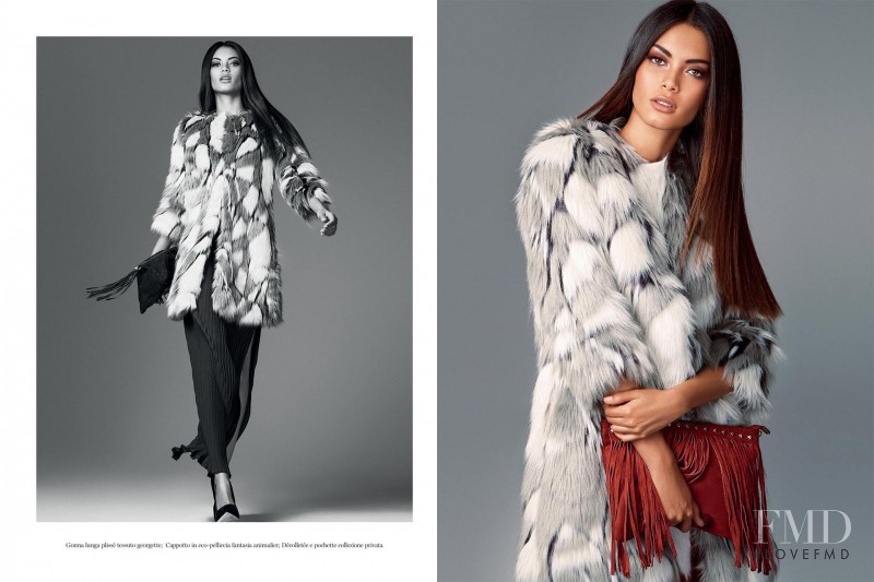 Angela Ruiz featured in  the Zahjr catalogue for Autumn/Winter 2014