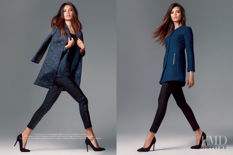 Angela Ruiz featured in  the Zahjr catalogue for Autumn/Winter 2014