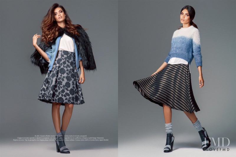 Angela Ruiz featured in  the Zahjr catalogue for Autumn/Winter 2014