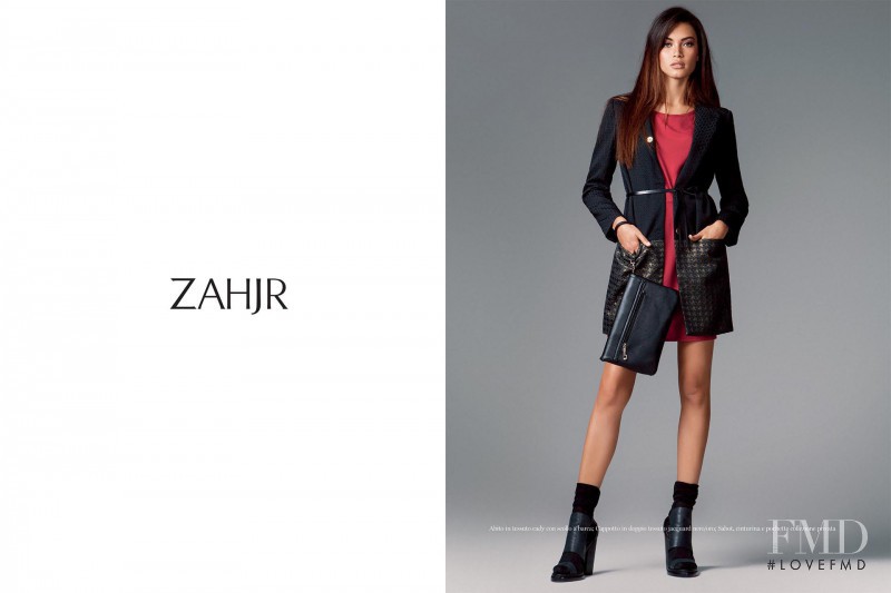 Angela Ruiz featured in  the Zahjr catalogue for Autumn/Winter 2014