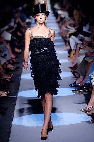 Badgley Mischka fashion show for Spring/Summer 2006