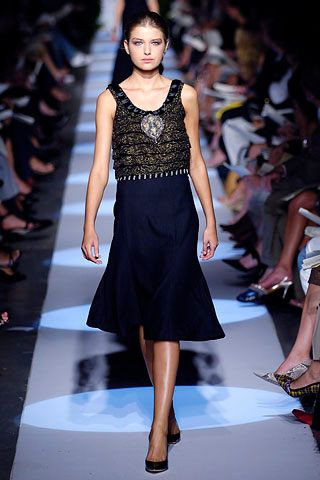 Badgley Mischka fashion show for Spring/Summer 2006