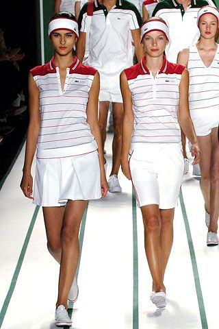 Lacoste fashion show for Spring/Summer 2006