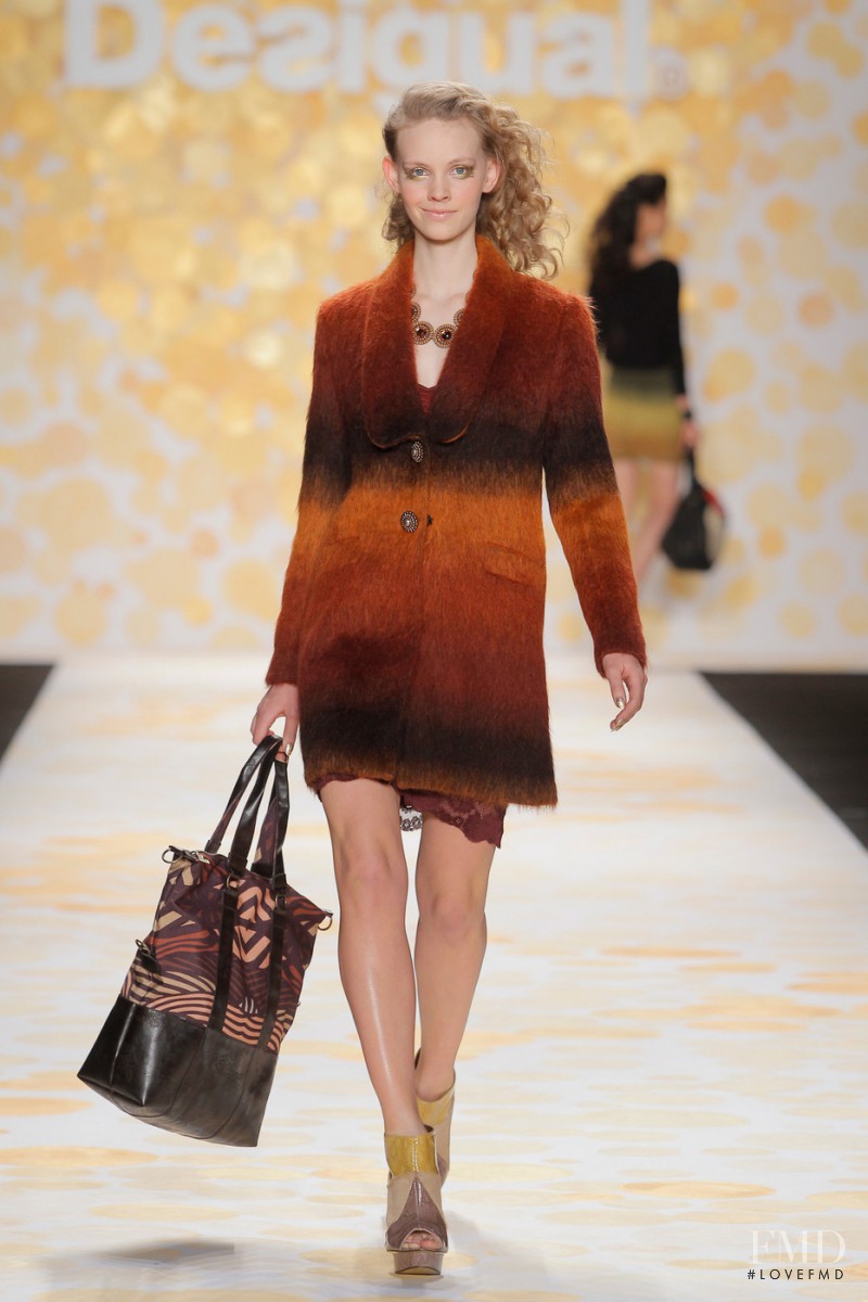 Charlotte Nolting featured in  the Desigual fashion show for Autumn/Winter 2014