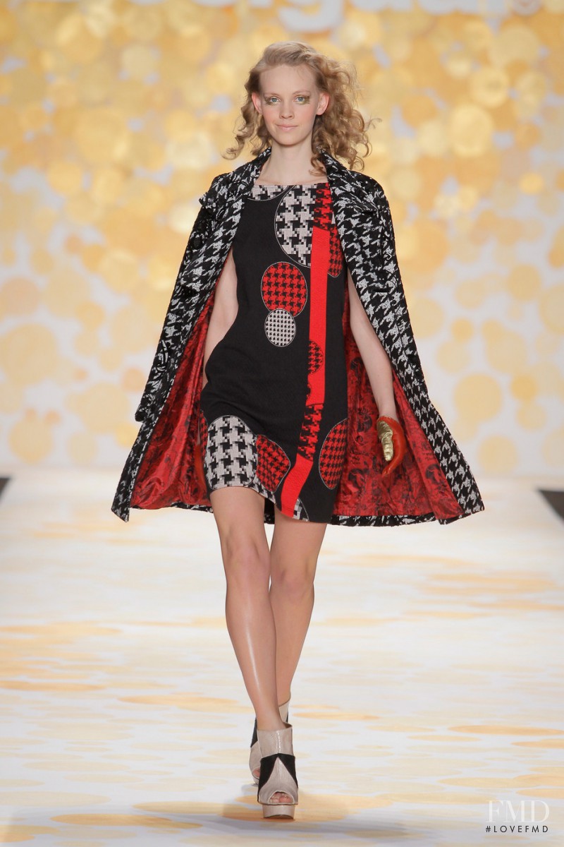 Charlotte Nolting featured in  the Desigual fashion show for Autumn/Winter 2014