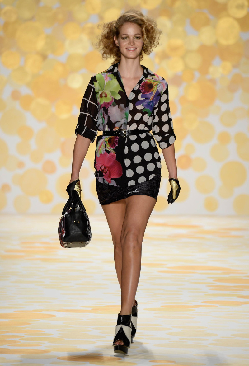 Erin Heatherton featured in  the Desigual fashion show for Autumn/Winter 2014