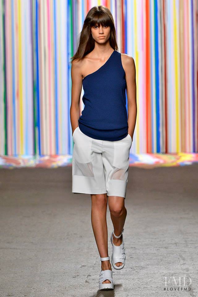 Antonina Petkovic featured in  the iCB fashion show for Spring/Summer 2015