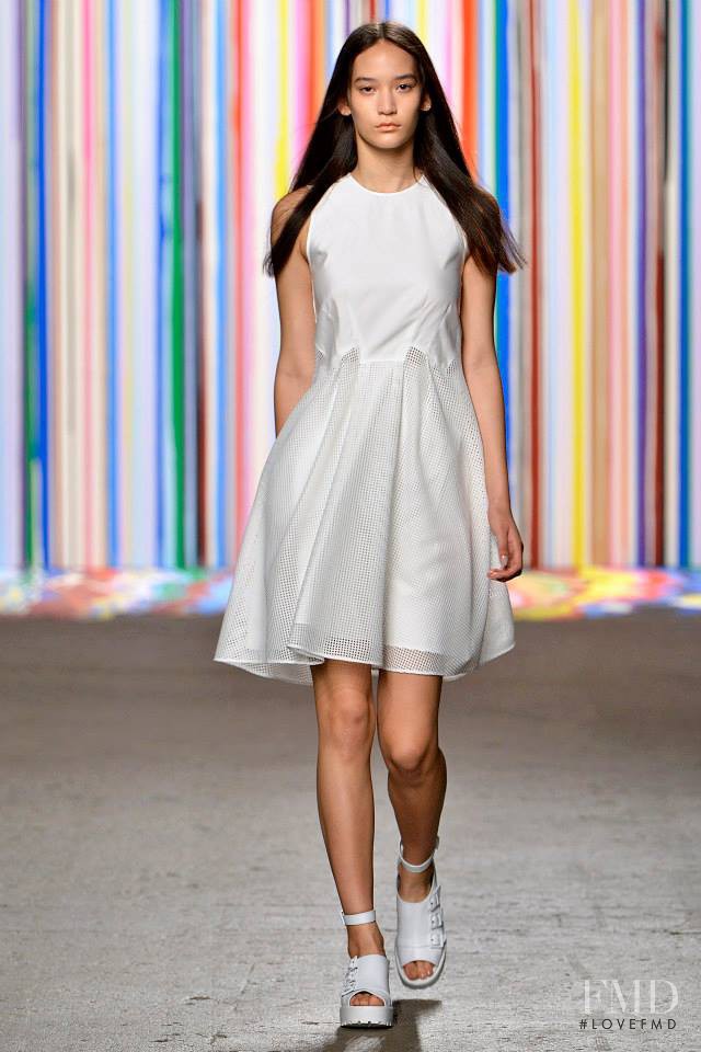 Mona Matsuoka featured in  the iCB fashion show for Spring/Summer 2015