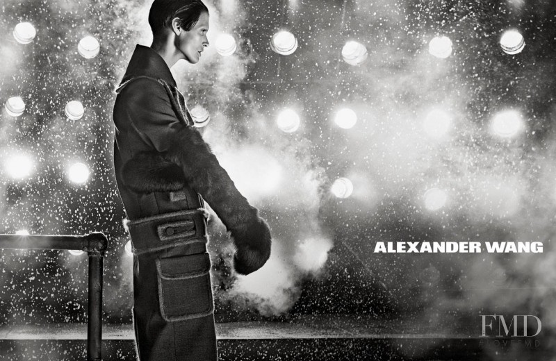 Malgosia Bela featured in  the Alexander Wang advertisement for Autumn/Winter 2013