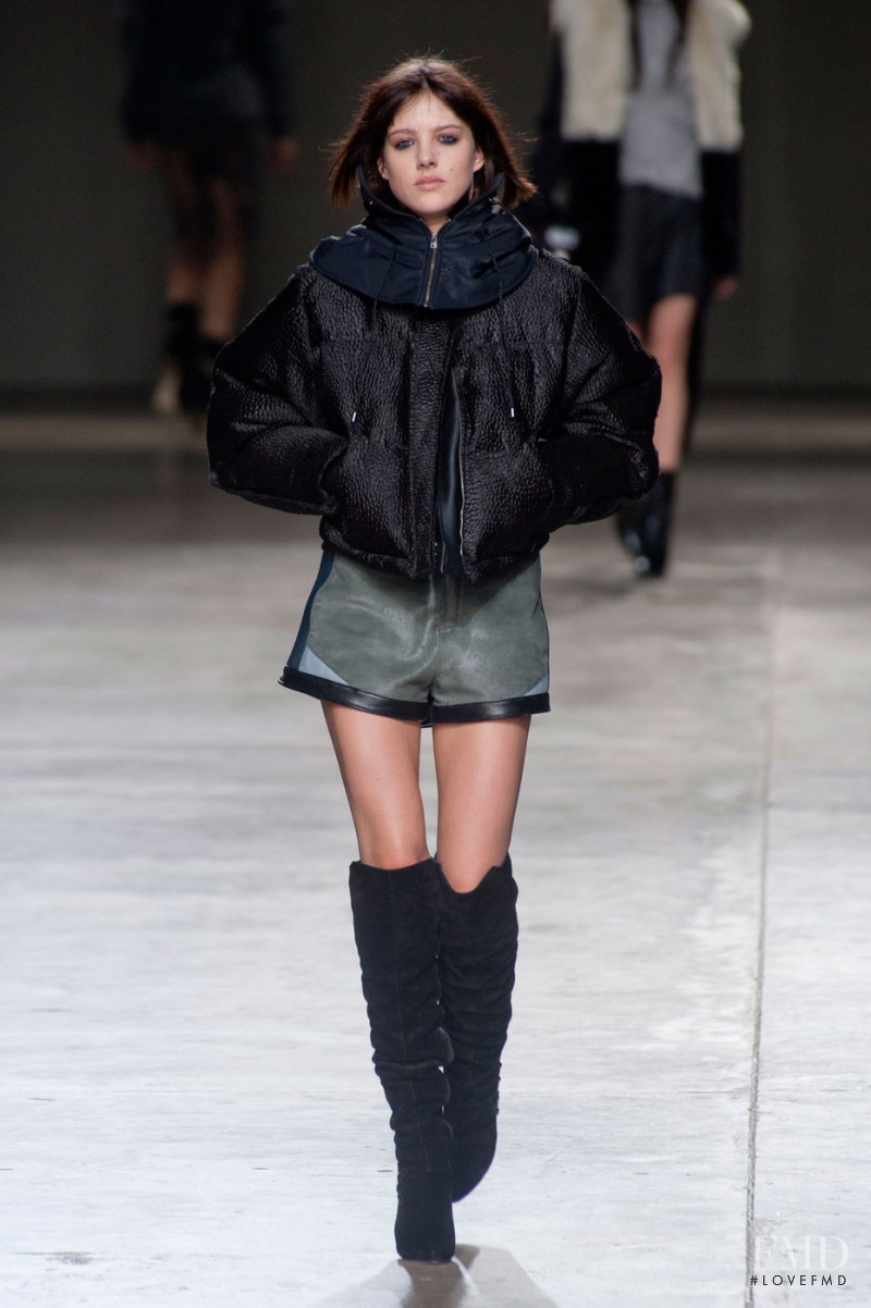 Eliza Cummings featured in  the Topshop Unique fashion show for Autumn/Winter 2014