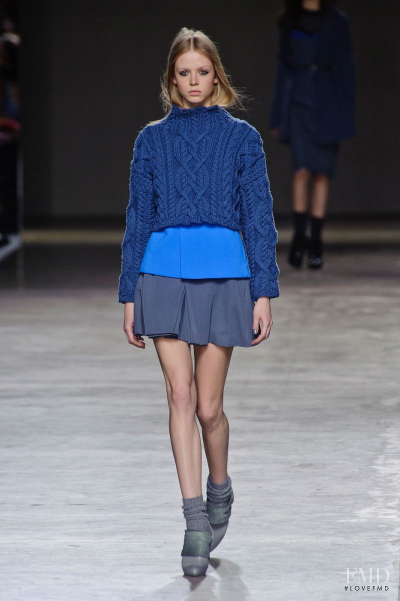 Daniela Witt featured in  the Topshop Unique fashion show for Autumn/Winter 2014