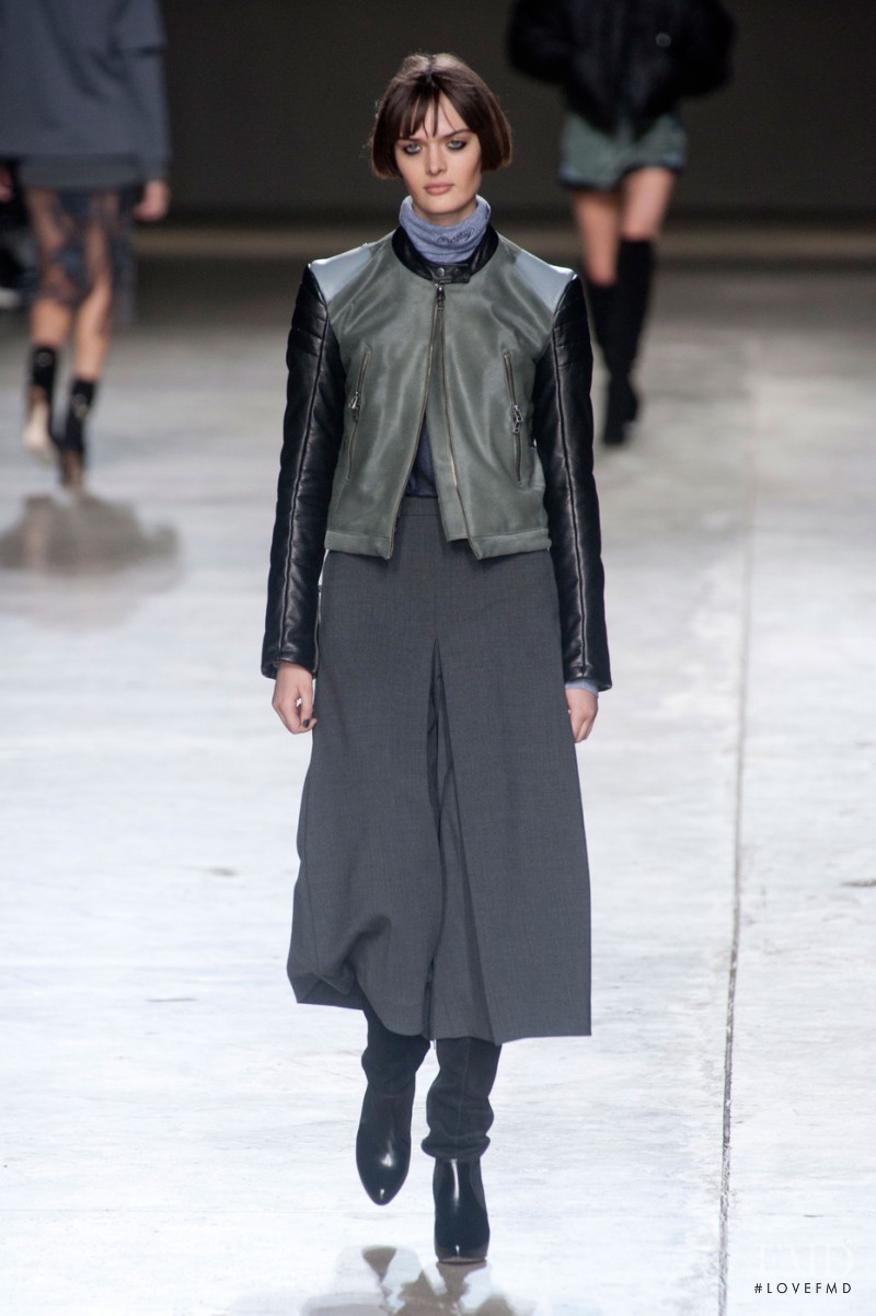 Sam Rollinson featured in  the Topshop Unique fashion show for Autumn/Winter 2014