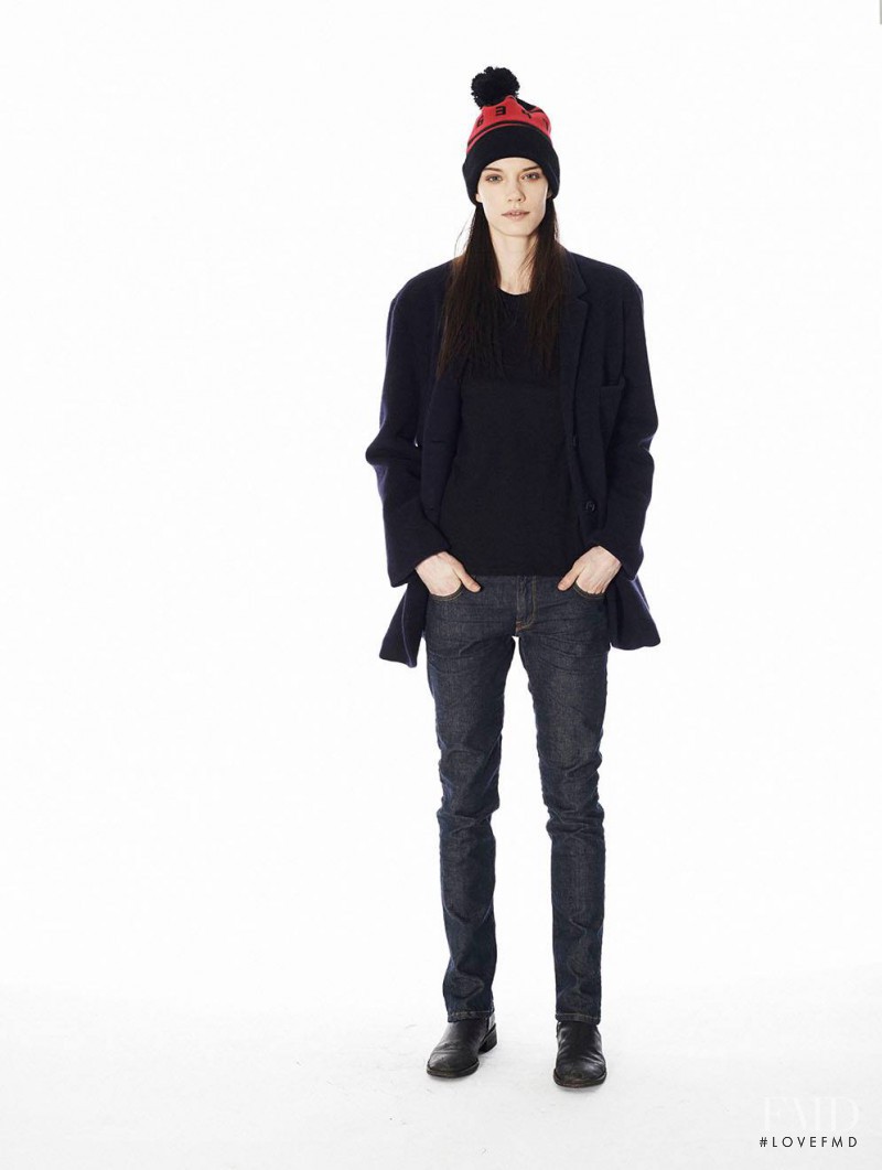 Megan Thompson featured in  the 6397 News lookbook for Autumn/Winter 2014