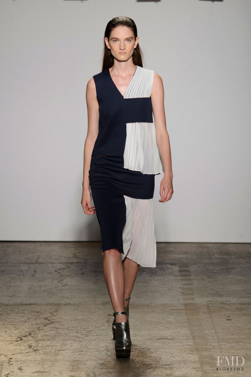 Carly Moore featured in  the ADEAM fashion show for Spring/Summer 2015