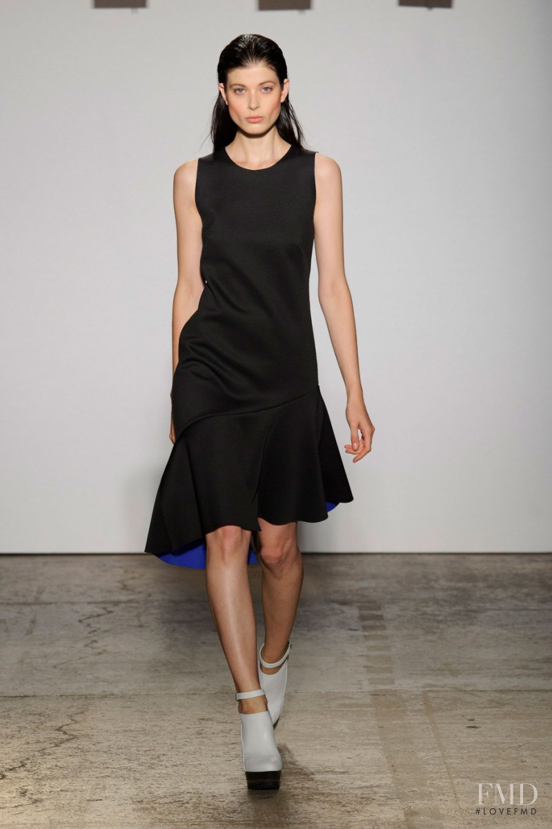 Larissa Hofmann featured in  the ADEAM fashion show for Spring/Summer 2015