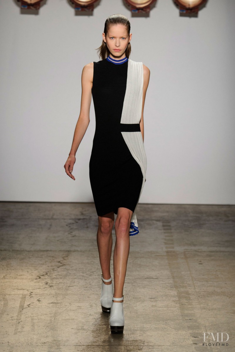 Alexandra Hochguertel featured in  the ADEAM fashion show for Spring/Summer 2015