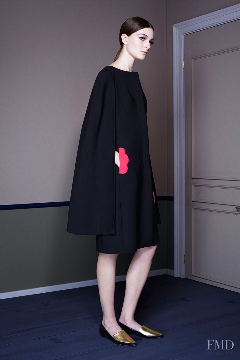 Scarlett Gray featured in  the Osman by Osman Yousefzada lookbook for Resort 2015