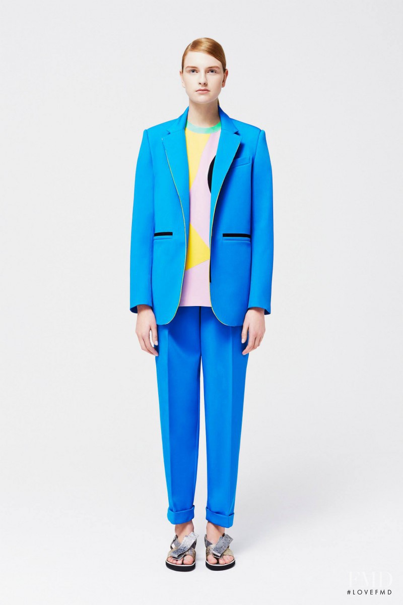 Ieva Palionyte featured in  the Roksanda Ilincic fashion show for Resort 2015