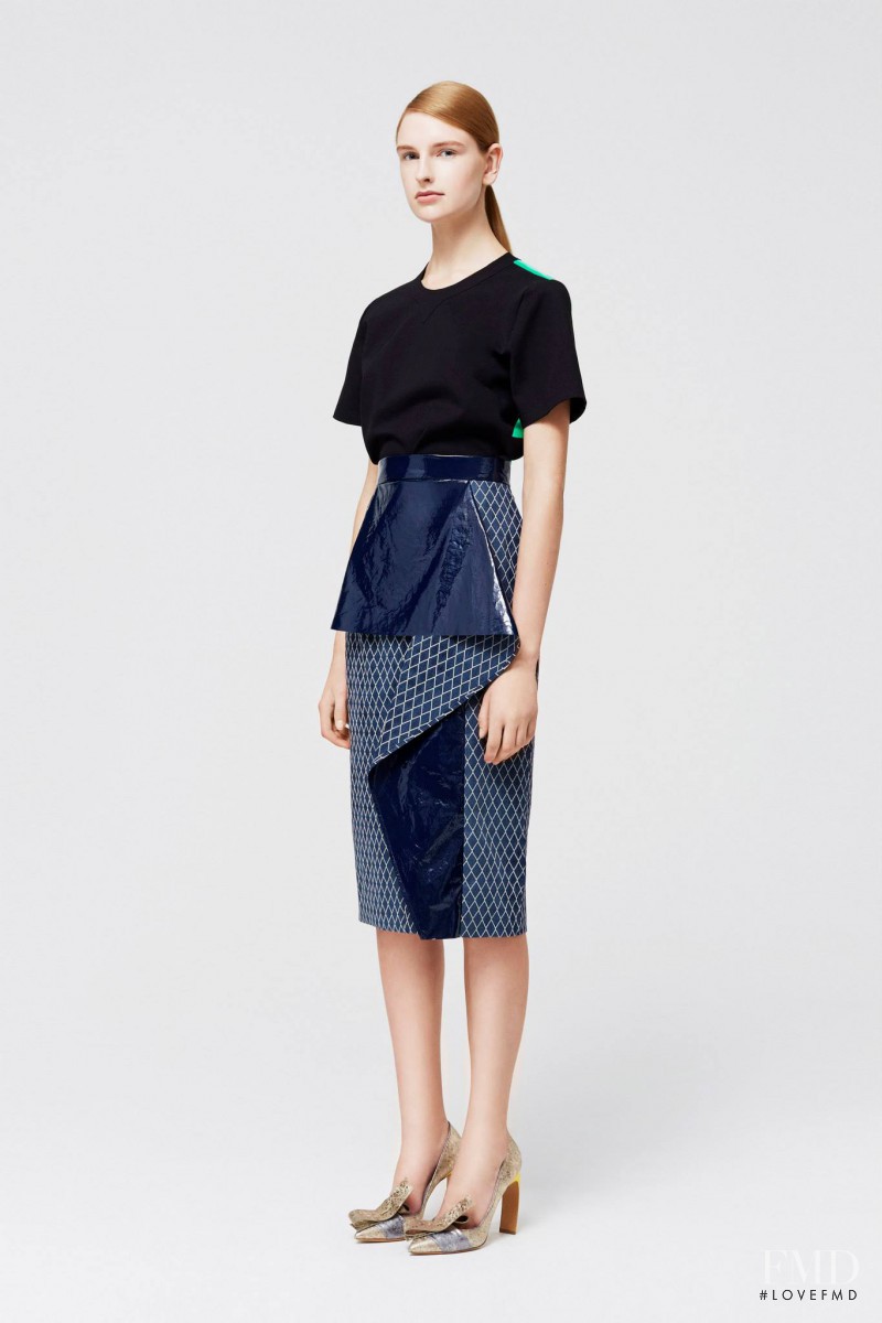 Ieva Palionyte featured in  the Roksanda Ilincic fashion show for Resort 2015